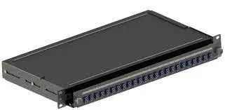 Unloaded Patch Panel up to 24 ST Adapters