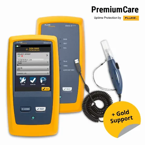 DSX2-5000QI CableAnalyzer™ Kit + Gold Support